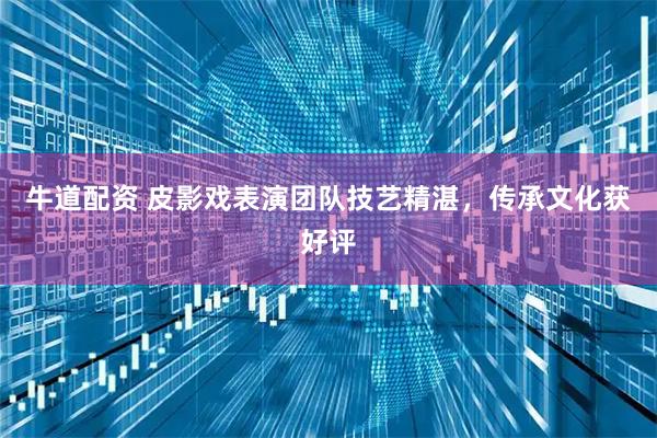 牛道配资 皮影戏表演团队技艺精湛，传承文化获好评